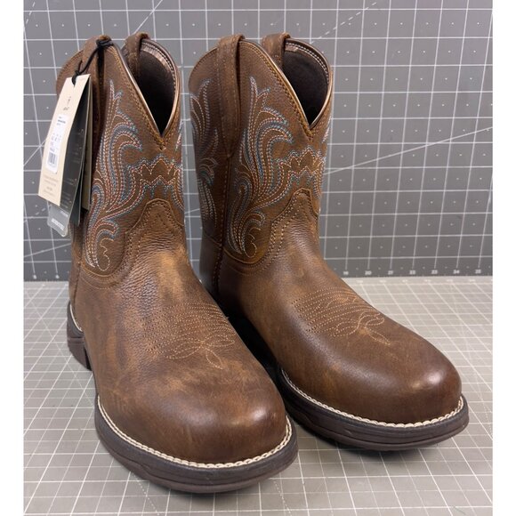 Ariat Women’s Anthem Round Toe Shortie Copper Western Boots Size 9.5 - Picture 1 of 10